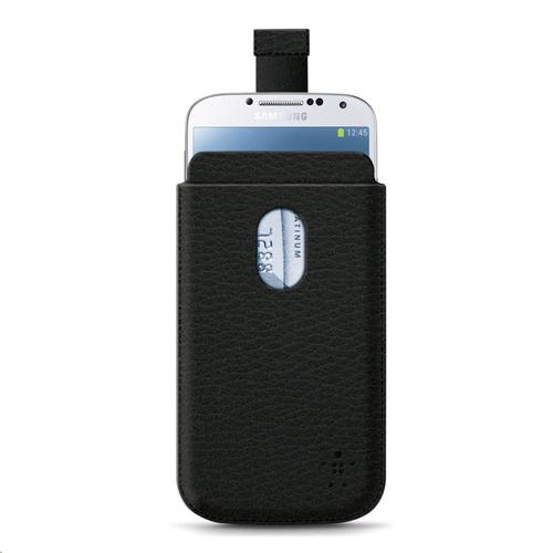 Belkin Pocket Case - Étui Pour Téléphone Portable - Grain Naturel - Pour Samsung Galaxy S4