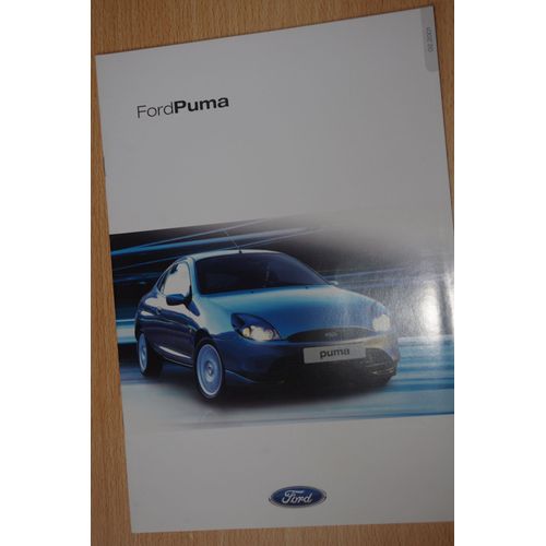 Ford Puma - Allemand - 22 Pages - 2001- Documentation Pub Auto Automobile