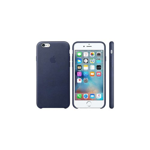 Apple - Coque De Protection Pour Téléphone Portable - Cuir - Bleu Nuit