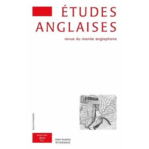 Etudes Anglaises - N1/2014