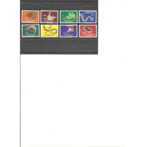 8 Timbres Neufs Faune