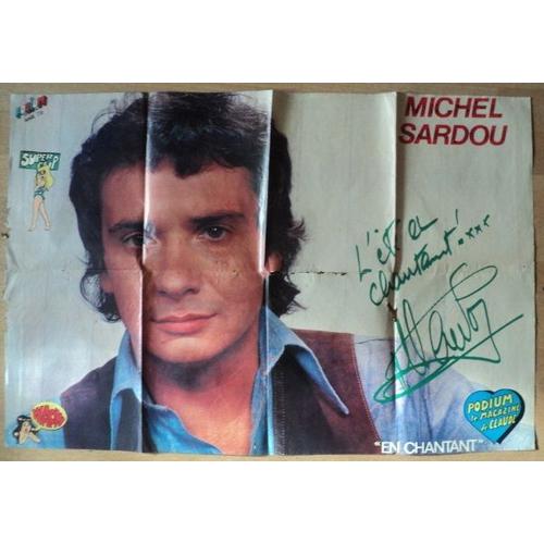 Poster Géant Michel Sardou/Claude Francois 08/1978