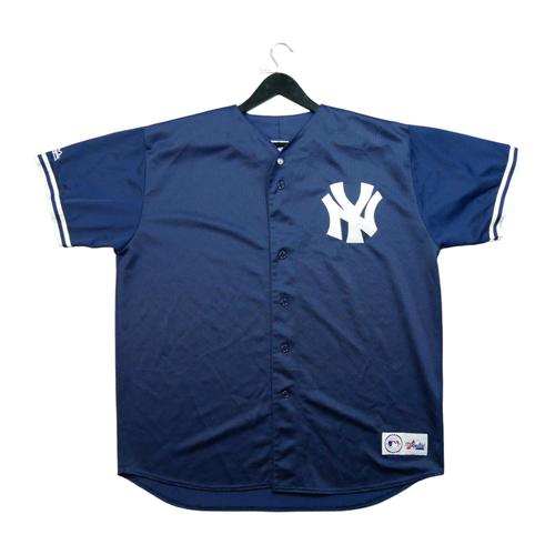Reconditionné - Maillot Majestic New York Yankees Mlb - Taille 2xl - Homme - Marine