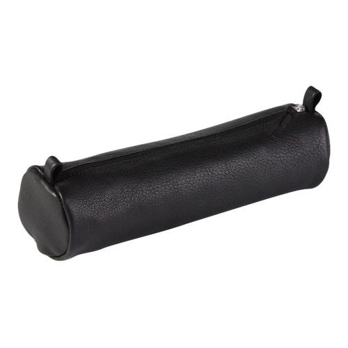 Clairefontaine Cuirise - Trousse - Cuir Véritable - Noir