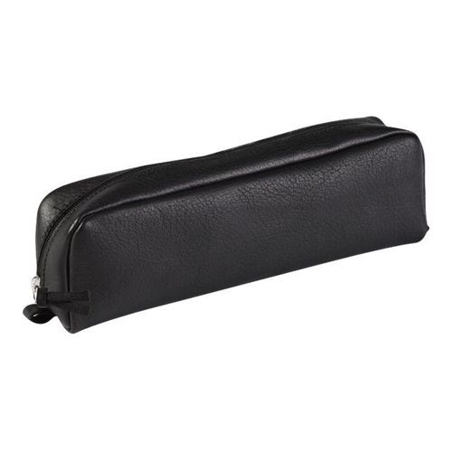 Clairefontaine Cuirise - Trousse - Cuir Véritable - Noir