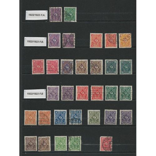 Allemagne - Timbres De 1922 A 1923 - Ref. 28.