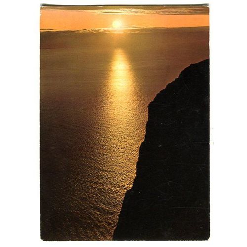 Carte Postale - Coucher De Soleil - Cap Nord - Norvège