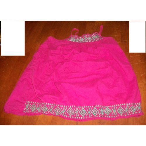 Debardeur Brodé Taille 14 Ans Rose U Collection