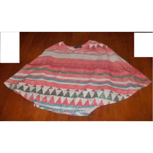 Poncho Lpc Girls Multicolore Polycoton ..