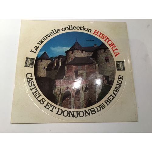 Autocollant Castels Et Donjons De Belgique Historia Corroy ( 15 X 15 Cm )