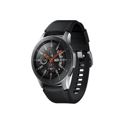 Samsung Galaxy Watch - 46 Mm - Argent - Montre Intelligente Avec Bande - Silicone - Affichage 1.3" - 4 Go - Wi-Fi, Lte, Nfc, Bluetooth - 4g - Telekom - 63 G