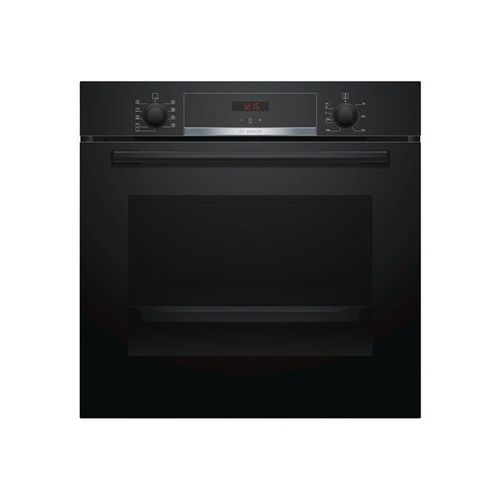 Bosch Serie 4 HBA534BB0 - Four - intégrable - niche - largeur : 56 cm - profondeur : 55 cm - hauteur : 58.5 cm - avec système auto-nettoyant - classe A - noir