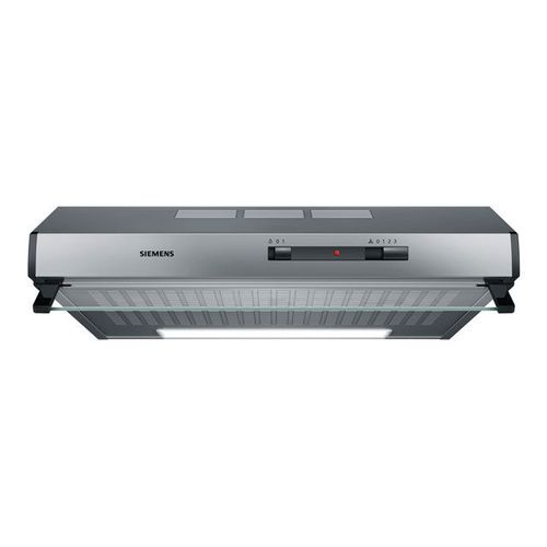 Siemens iQ100 LU62LFA51 - Hotte - standard - largeur : 60 cm - profondeur : 48.2 cm - extraction et recirculation (avec kit de recirculation supplémentaire) - acier inoxydable
