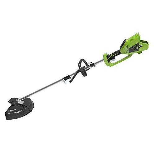 Greenworks Tools 2100207VC 35cm Debroussailleuse Brushless sans fil 40V Lithium-ion avec 2 batteries de 2Ah et chargeur