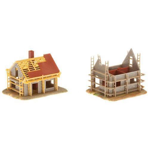 N Scale Homes Under Construction -- 1-3/4 X 2-1/2"" 2 X 6.1cm
