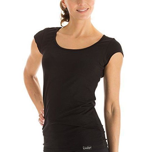 Winshape Wtr4 Tee-Shirt À Manches Courtes Pour Femme Pour Loisirs, Sport, Yoga L Noir - Noir