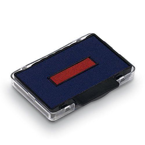 Trodat Pack De 2 Cassettes D'encrage 6/53/2 Bleu/Rouge