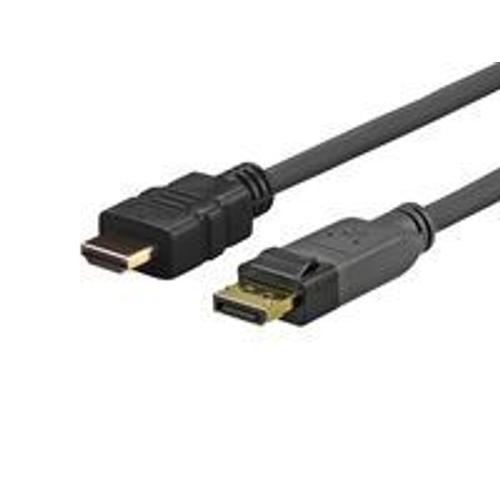 VivoLink Pro - Câble adaptateur - DisplayPort mâle pour HDMI mâle - 3 m - verrouillé