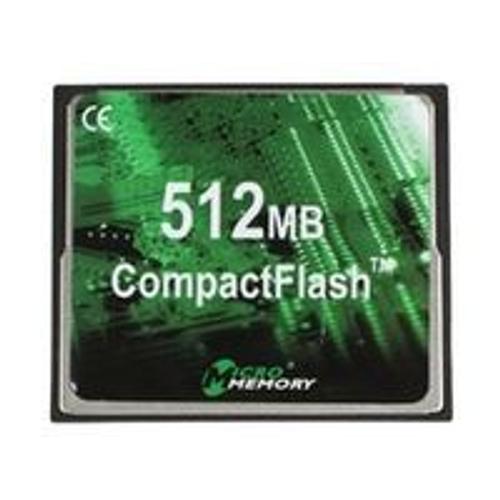 MicroMemory - Carte mémoire flash - 512 Mo - CompactFlash
