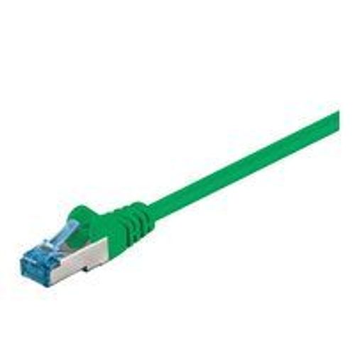 MicroConnect - Câble réseau - RJ-45 (M) pour RJ-45 (M) - 25 cm - SFTP - CAT 6a - démarré, sans halogène, sans crochet - vert
