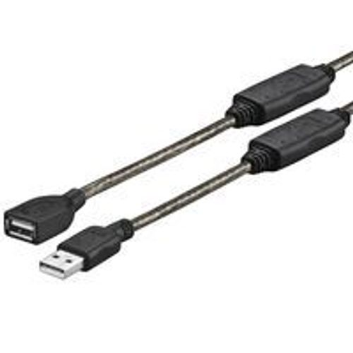 VivoLink - Rallonge de câble USB - USB (F) pour USB (M) - USB 2.0 - 10 m - actif