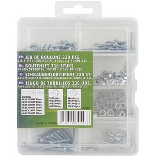 Ensemble visserie Velleman K/SC1 330 pcs