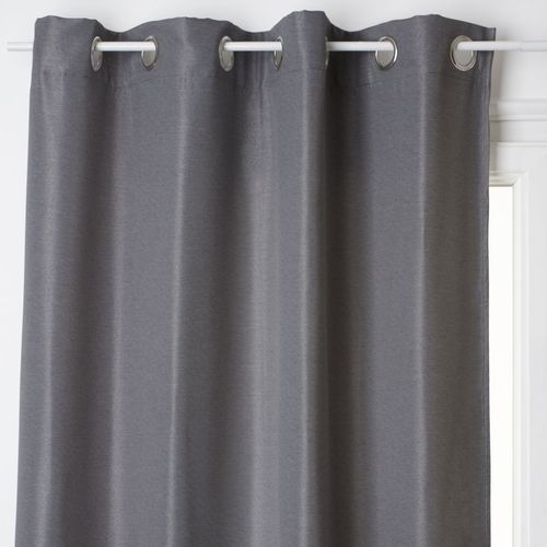 Rideau Occultant Elena - 140 X 260 Cm - Gris Foncé