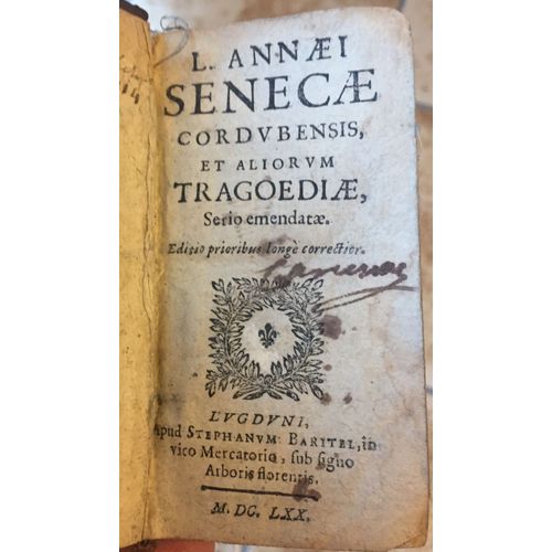 L. Annaei Senecae Cordvbensis Et Aliorvm Tragoediae, Serio Emendatae