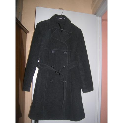 Manteau Yessica Taille 38 Laine 70%,Polyamide 30%.