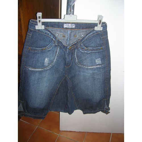 Sarouel En Jean Jolina Taille 38 Coton 100%.