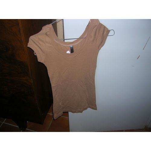 T-Shirt H&m Taille 34 Coton 100%.