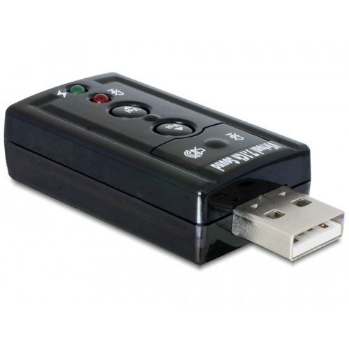 Delock - Carte son - 24 bits - 96 kHz - 7.1 - USB 2.0 - CM6533