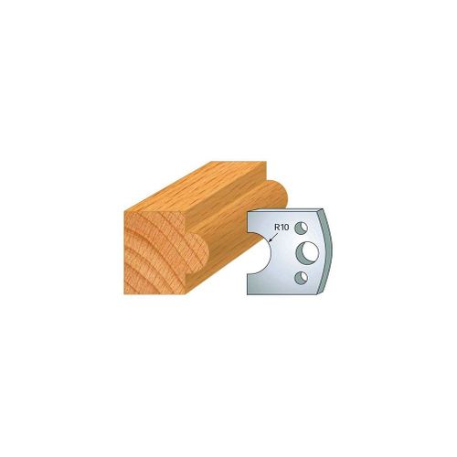 Jeu de 2 fers profilés acier Ht. 40 mm N°015 Mouton - 800.015 - Leman