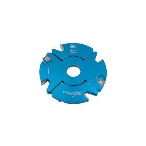 Porte-outils feuillure - rainure - tenon extensible D. 170 mm Al. 30 mm Ep. 20-39 Z4 et V4 - 928.170.30.2039 - Leman