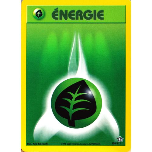 Carte Pokémon 108/111 Energie Plante Neo Genesis (2001) Neuf Fr