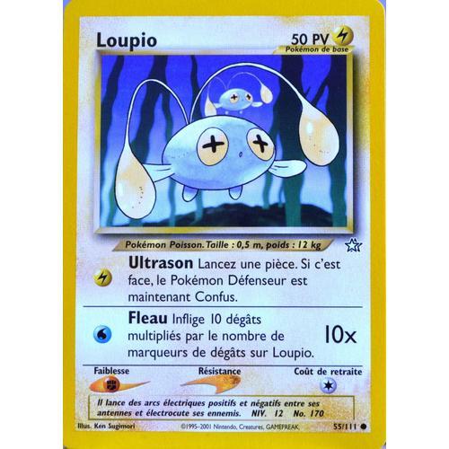 Carte Pokémon 55/111 Loupio 50 Pv Neo Genesis (2001) Neuf Fr