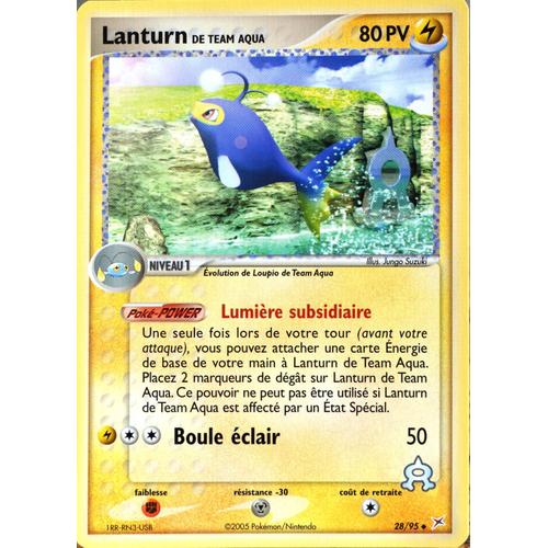 Carte Pokémon 28/95 Lanturn 80 Pv Ex Magma Vs Aqua Neuf Fr