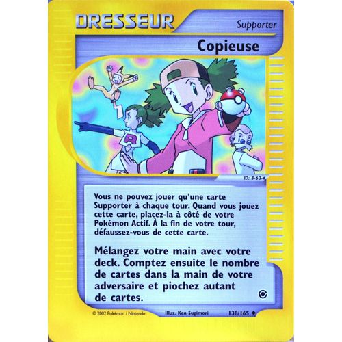 Carte Pokémon 138/165 Copieuse Supporter Expédition