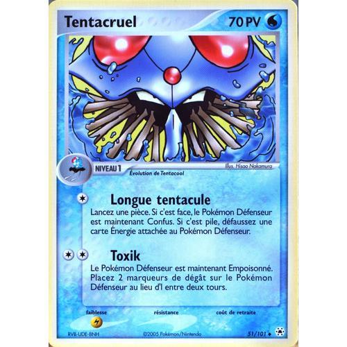 Carte Pokémon 51/101 Tentacruel 70 Pv Ex Légendes Oubliées (2005) Neuf Fr