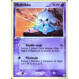 Carte Pokémon 65/101 Meditikka 50 Pv Ex Légendes Oubliées (2005) Neuf Fr