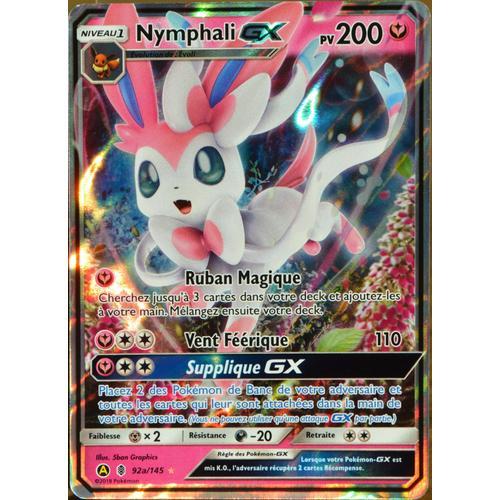 Carte Pokémon 92a/145 Nymphali Gx 200 Pv Promo