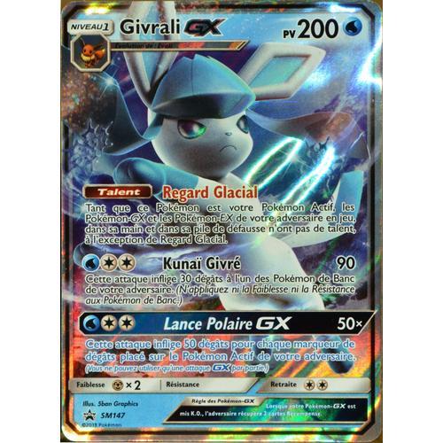 Carte Pokémon Sm147 Givrali Gx 200 Pv Promo