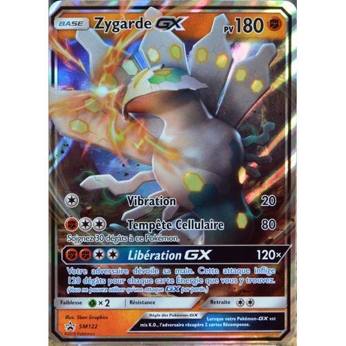 Carte Pokémon Sm122 Zygarde Gx 180 Pv Promo