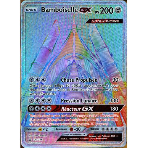 Carte Pokémon 162/156 Bamboiselle Gx Sl5 - Soleil Et Lune - Ultra Prisme Neuf Fr