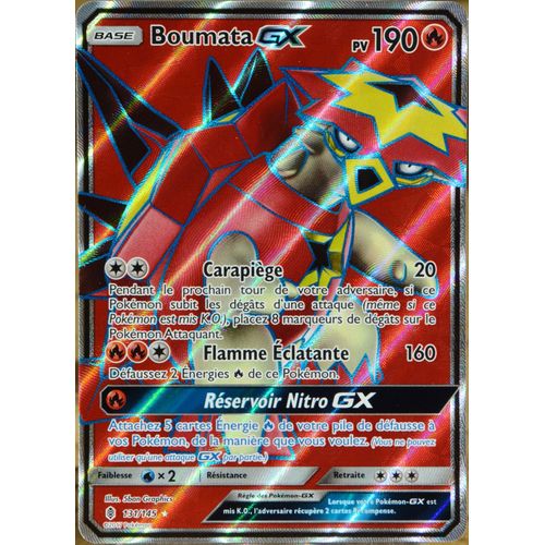 Carte Pokémon 131/145 Boumata Gx