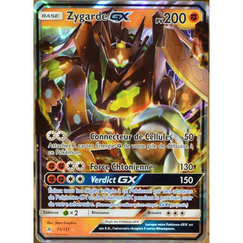 Carte Pokémon 73/131 Zygarde Gx