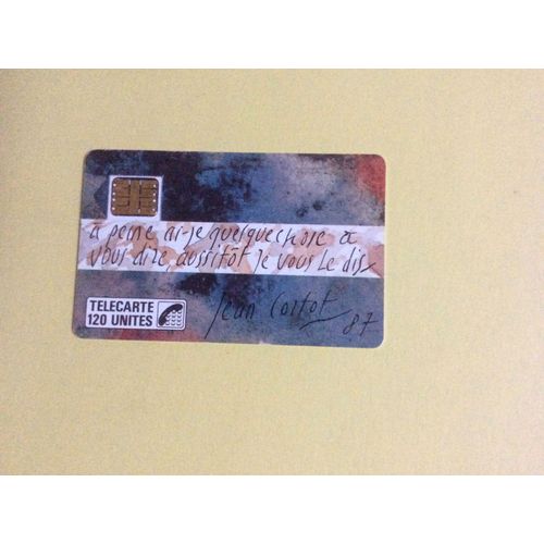 Telecarte 120 : Jean Cortot