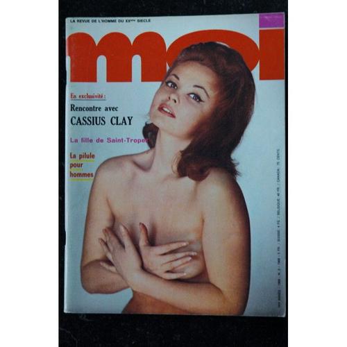 Moi 1968 1ère Année N° 2 Collector Cassius Clay La Fille De Saint Tropez Charme Vintage