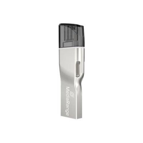 Cle USB MediaRange MR983 64Go Argent