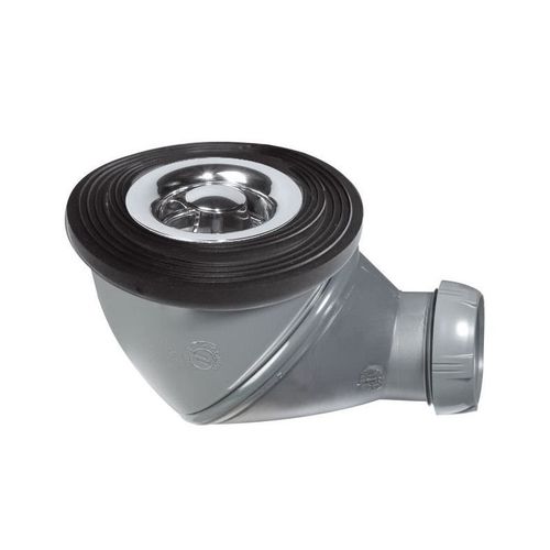 WIRQUIN Bonde de douche James - Ø 50 mm - Grille en ABS chromé